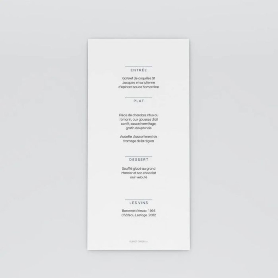 Online Planet cards Menu De Mariage Feuilles Et Plumes En Couronne
