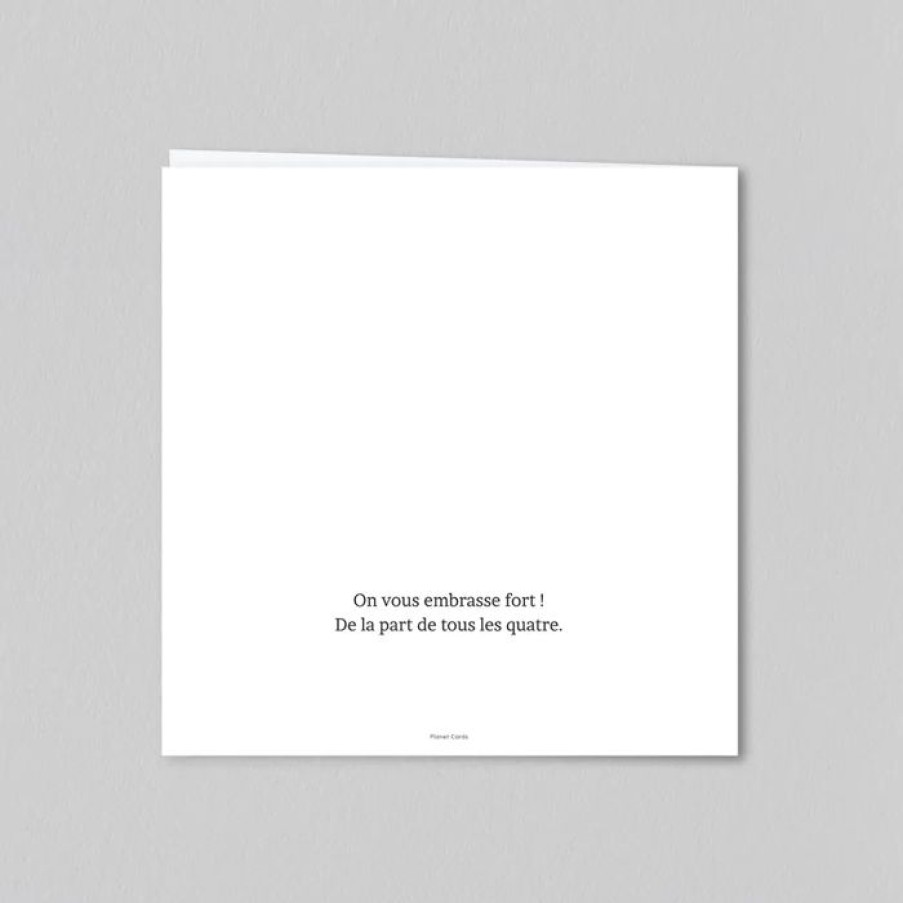 Wholesale Planet cards Faire Part Naissance Bienvenue Au Monde