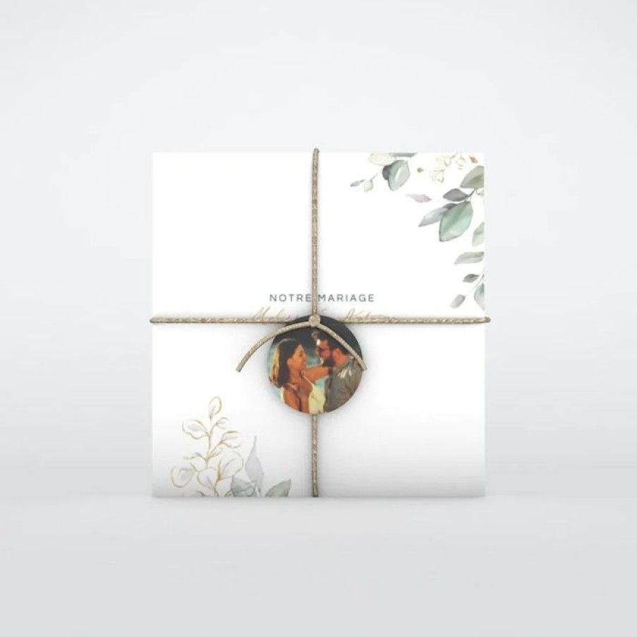 Online Planet cards Faire-Part Mariage Brins D'Eucalyptus
