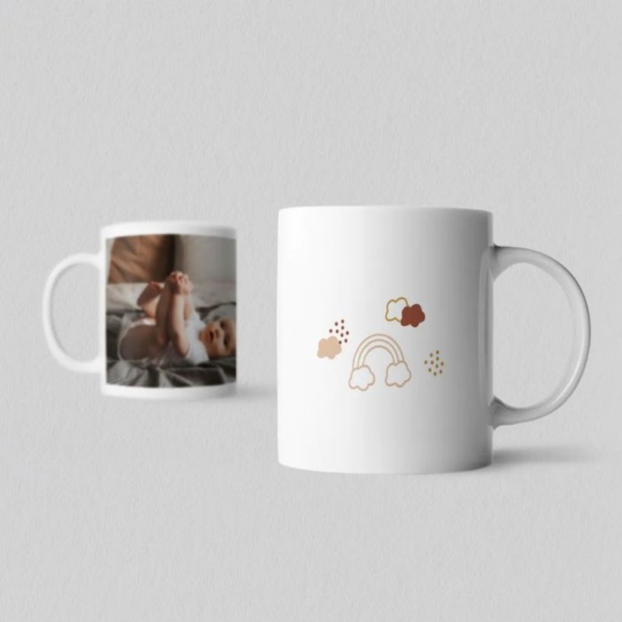 New Planet cards Mug Photo Arc-En-Ciel Ceramique