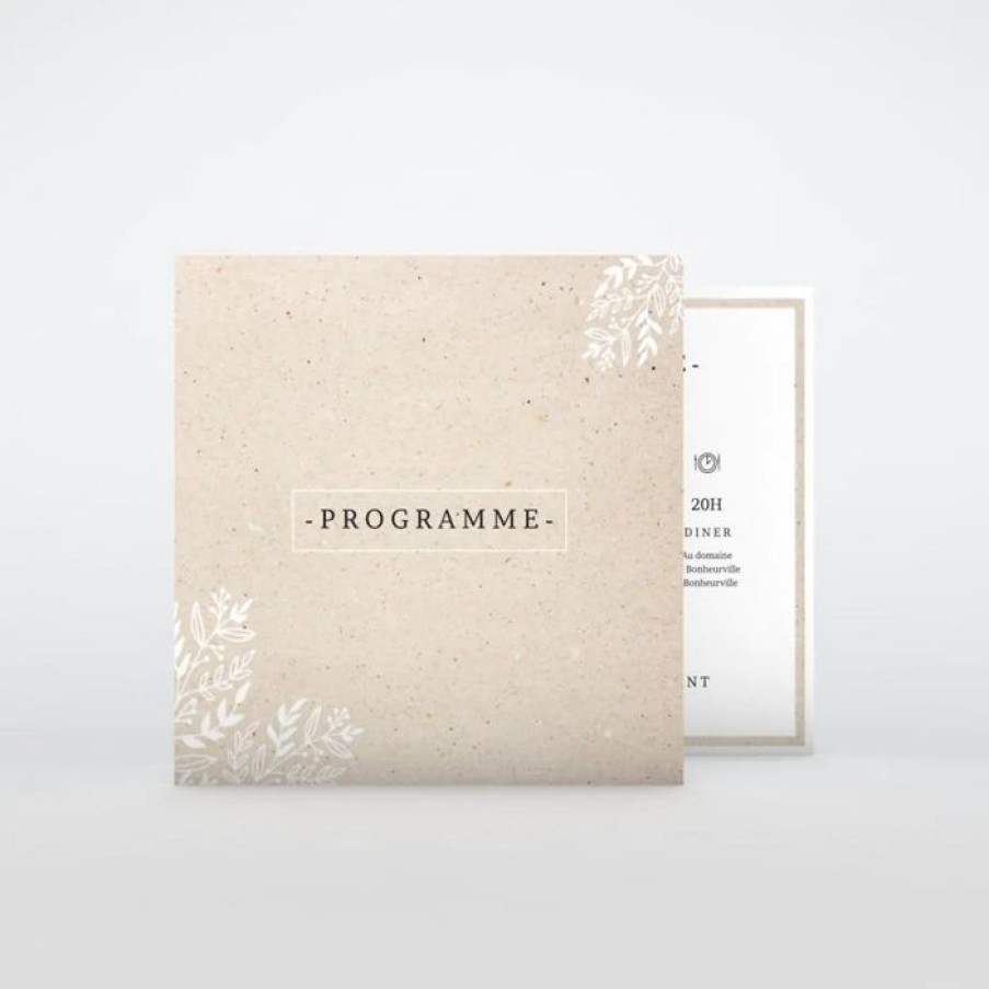 New Planet cards Programme De Mariage Un Grand Oui