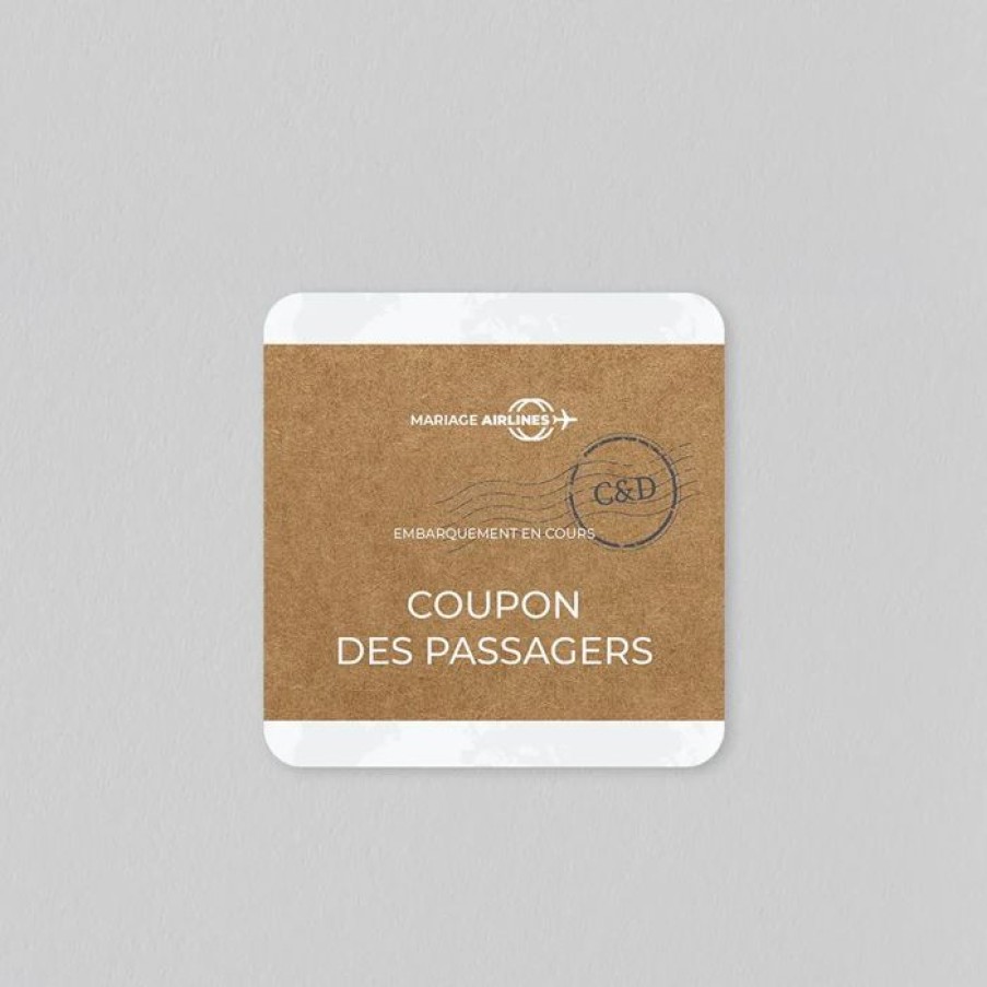 New Planet cards Coupon-Reponse Mariage Mariage Airlines