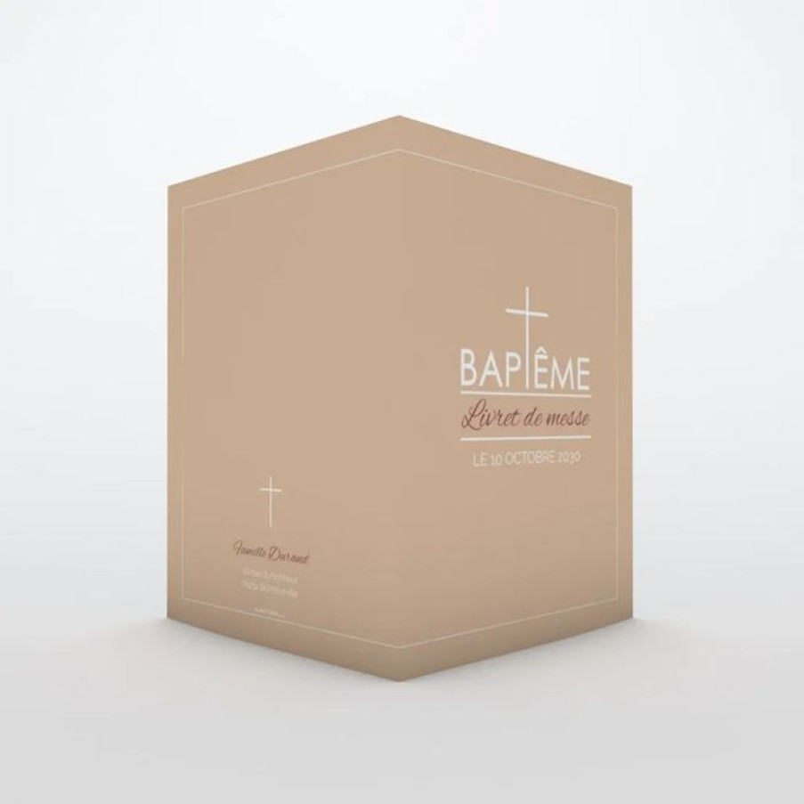 Clearance Planet cards Livret De Bapteme Croix Fine