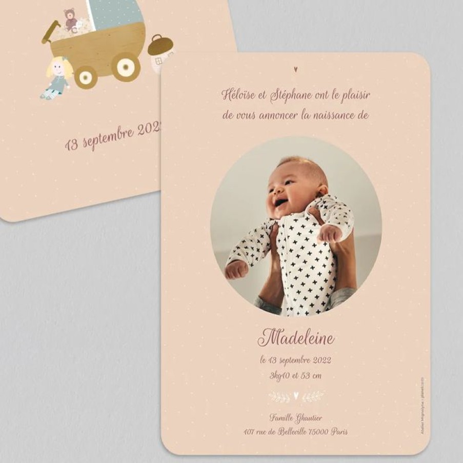 New Planet cards Faire Part Naissance Ses Petites Affaires