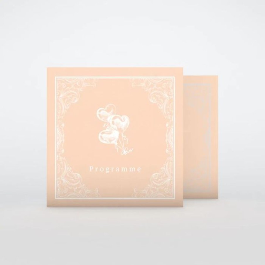 New Planet cards Programme De Mariage Boheme Vintage