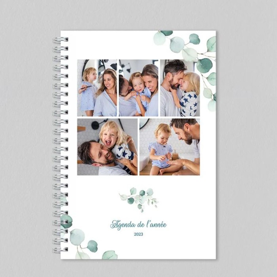 Hot Planet cards Agenda Personnalise Eucalyptus Et Photo 20X28