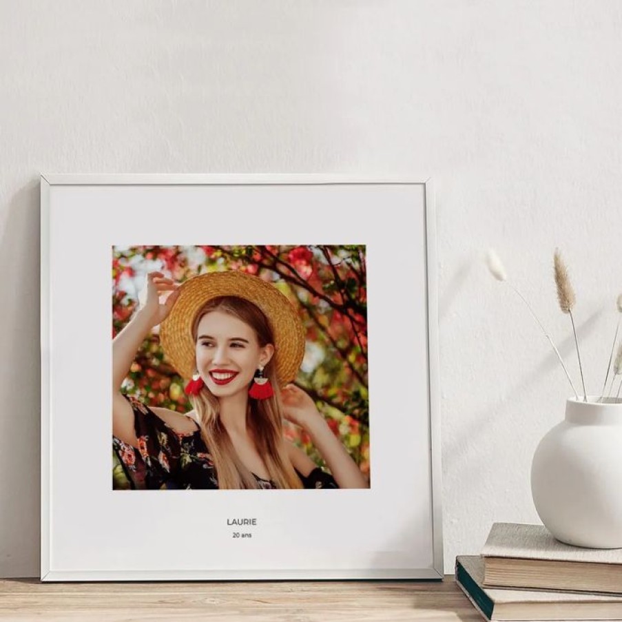 Clearance Planet cards Affiche Photo Cadre Epais 40X40