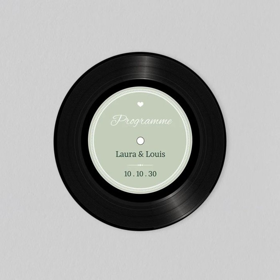 Best Planet cards Programme De Mariage Vinyle Vintage